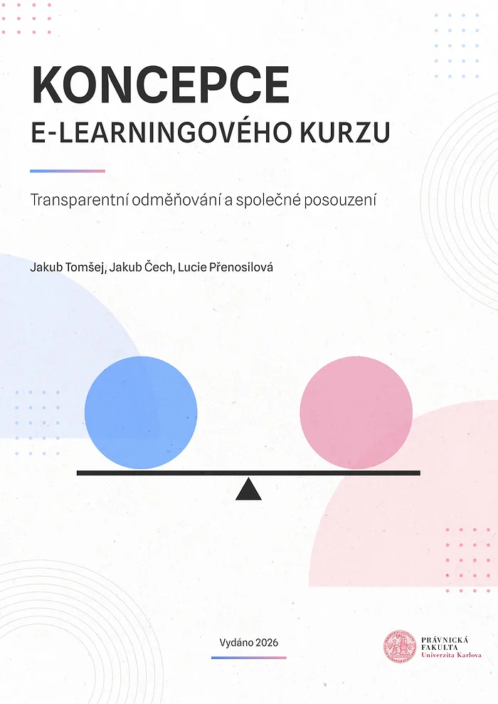 Koncepce e-learningového kurzu - Transparentní odměňování a společné posouzení